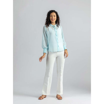 Torsha Blue Blossom Shirt