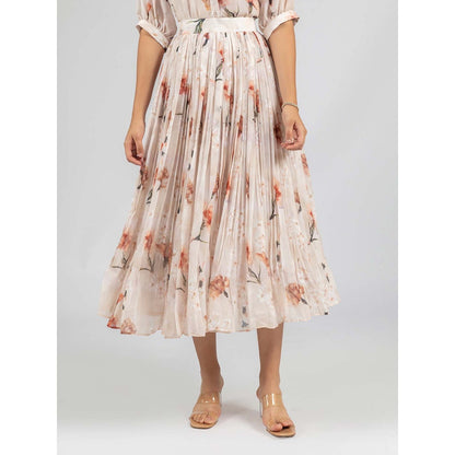 Torsha Beige Meadow Dream Skirt