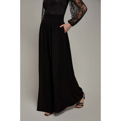 Torsha Black Luxuria Flared Pant