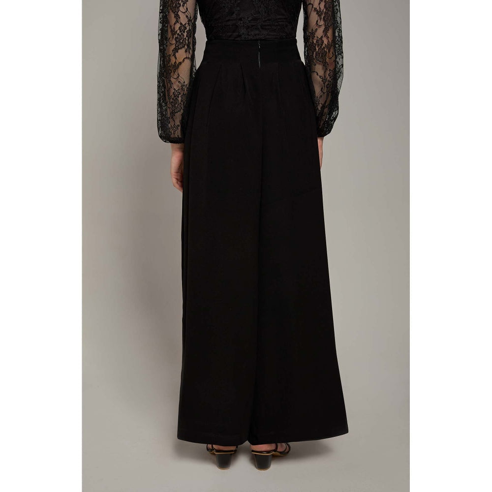 Torsha Black Luxuria Flared Pant