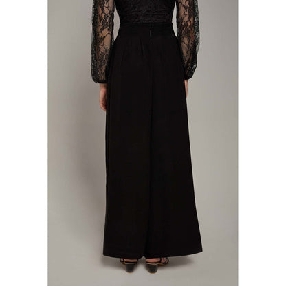 Torsha Black Luxuria Flared Pant