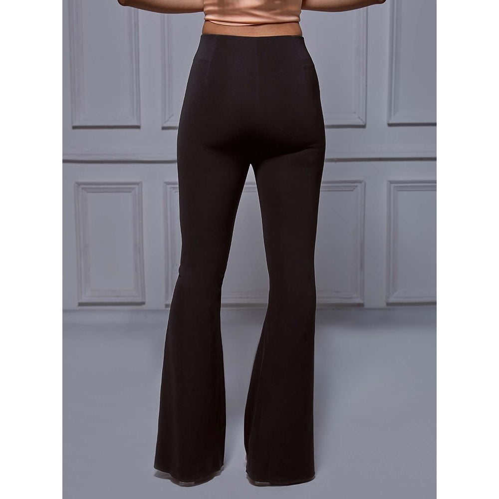 Torsha Black Sculpted Boot Cut Pant