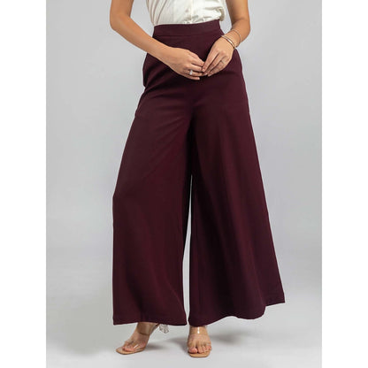 Torsha Burgundy Luxe Palazzo