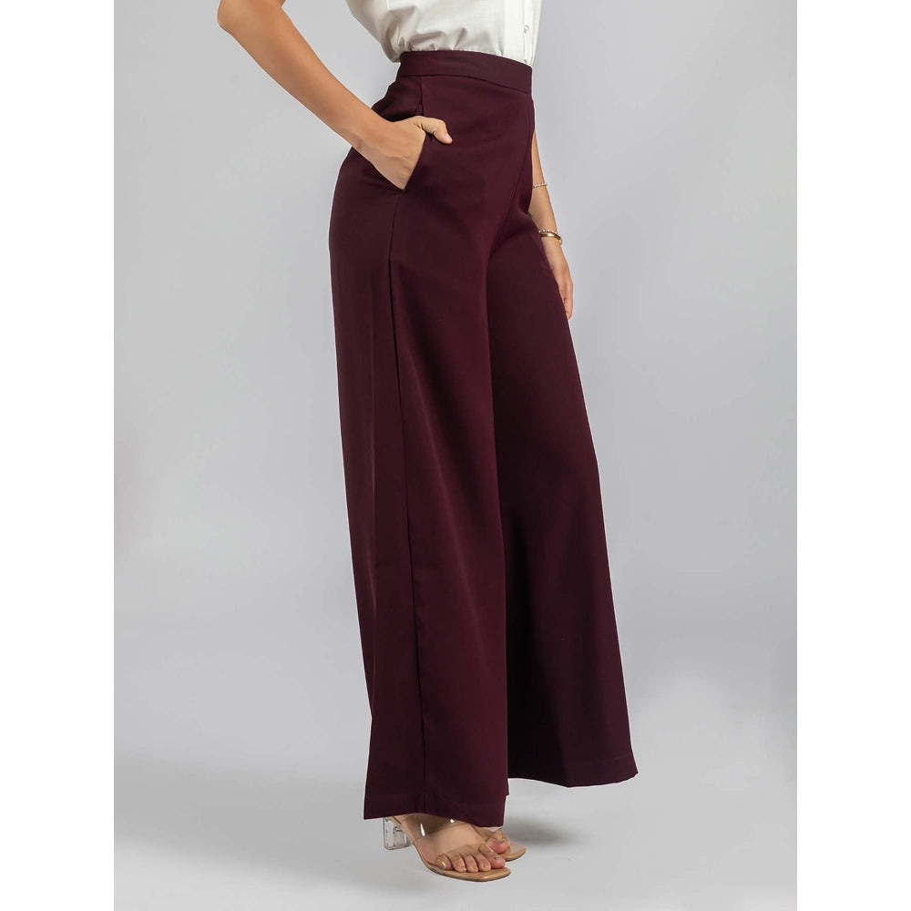 Torsha Burgundy Luxe Palazzo