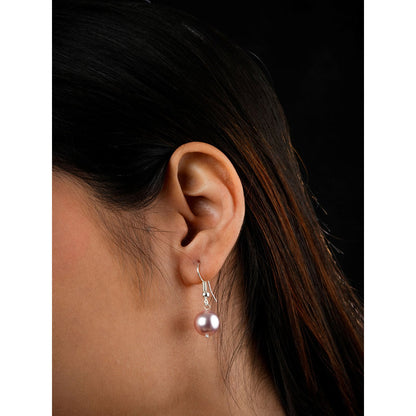 TOTAPARI Passion Pink Pearls Necklace with Earrings