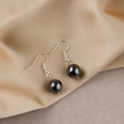 TOTAPARI Midnight Black Pearls Necklace with Earrings