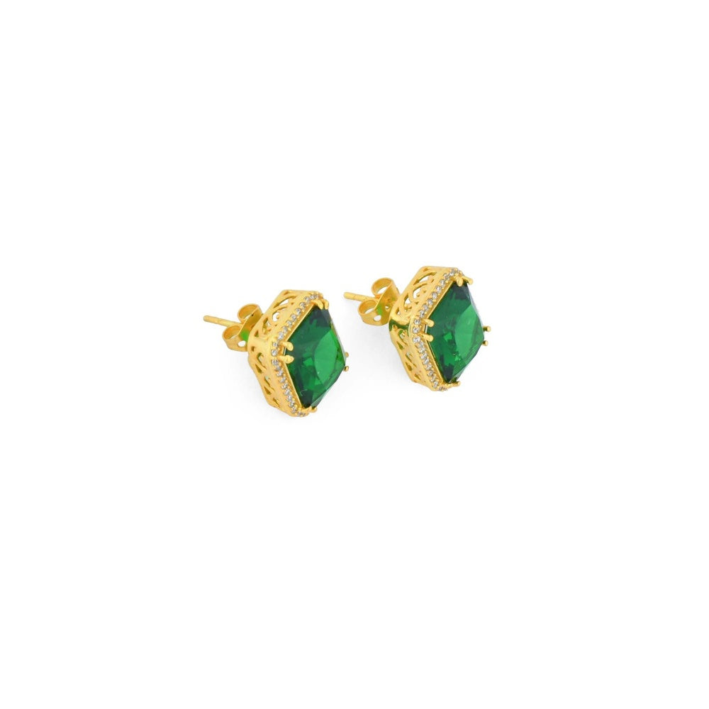 TOTAPARI Emerald Green Allure Jewellery Set