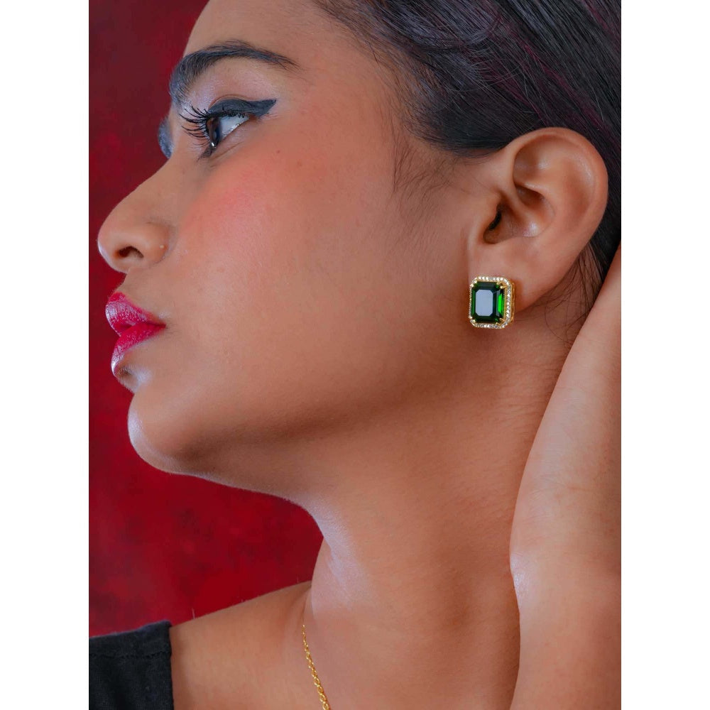 TOTAPARI Emerald Green Allure Jewellery Set