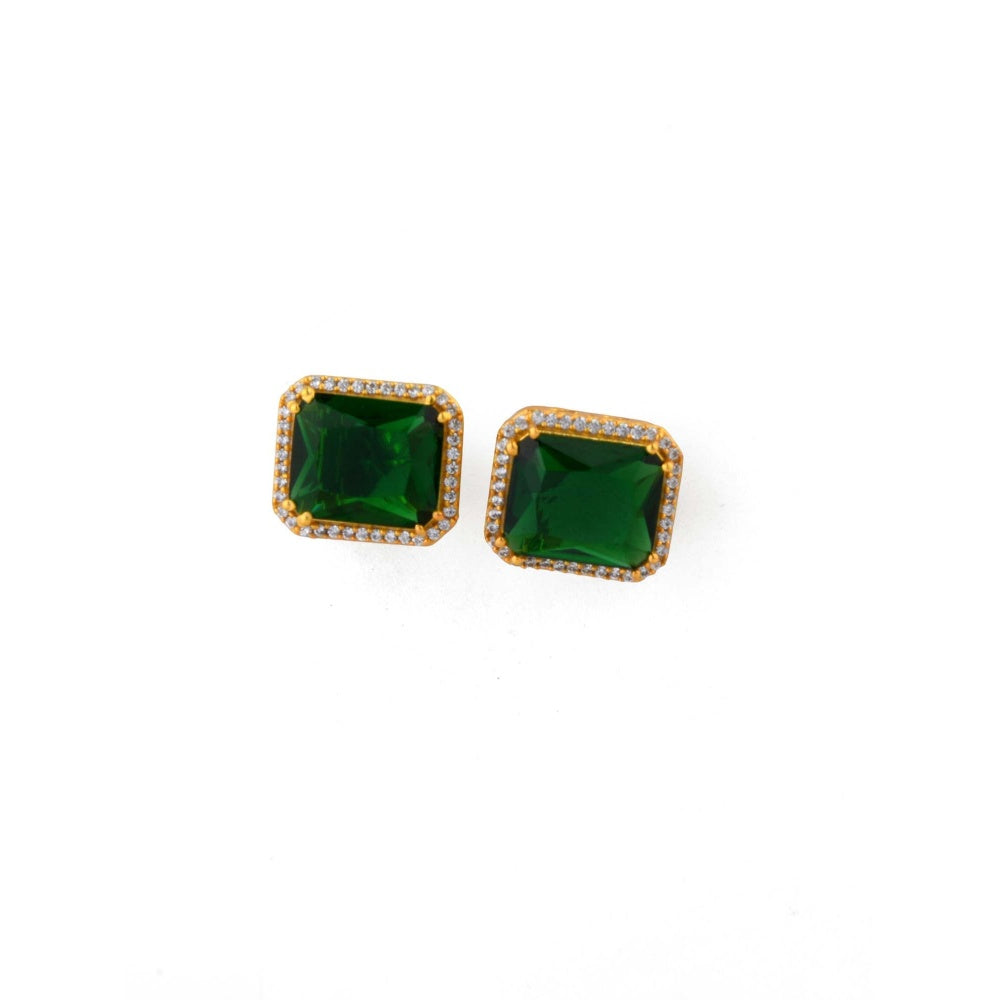 TOTAPARI Emerald Green Allure Jewellery Set