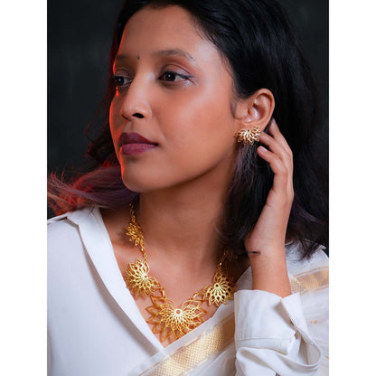 TOTAPARI Gold Jal Mahal Jewellery Set