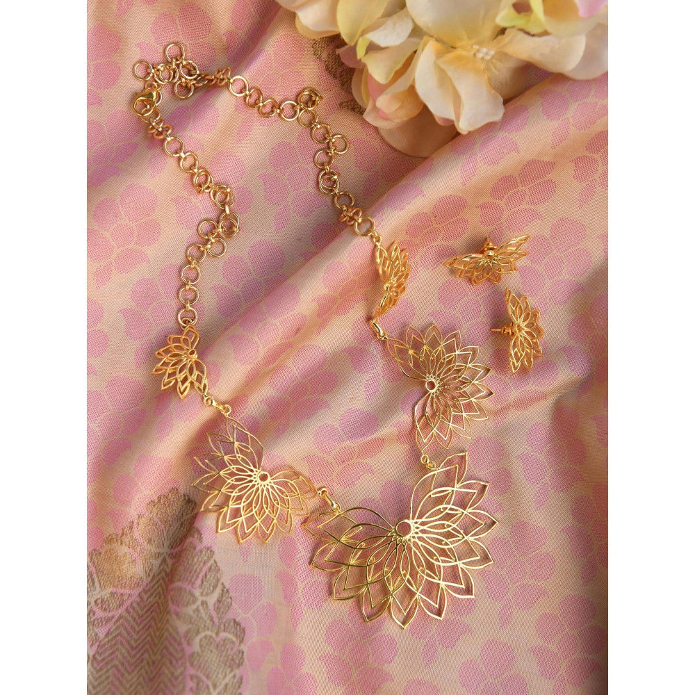 TOTAPARI Gold Jal Mahal Jewellery Set