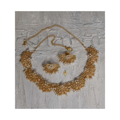 TOTAPARI Gold Lotus Mist Jewellery Set