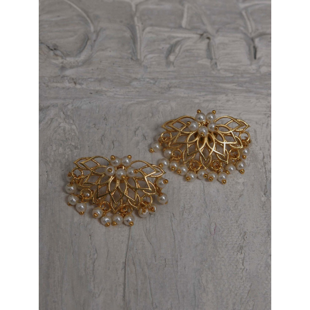 TOTAPARI Gold Padma Haar Jewellery Set