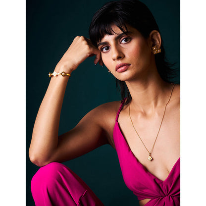 Trazenie Chameli Jewellery Set - Studs with Choker with Bracelet