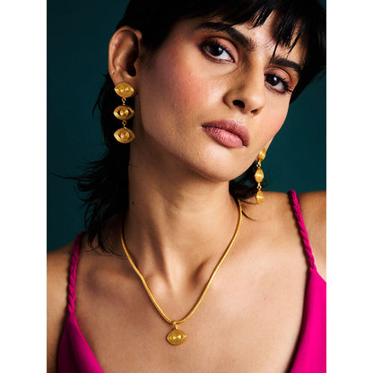 Trazenie Drishti Jewellery Set -Earrings with Necklace