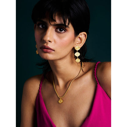 Trazenie Drishti Jewellery Set -Earrings with Necklace