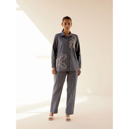 TRISARA Grey Blossom Co-Ord (Set of 3)