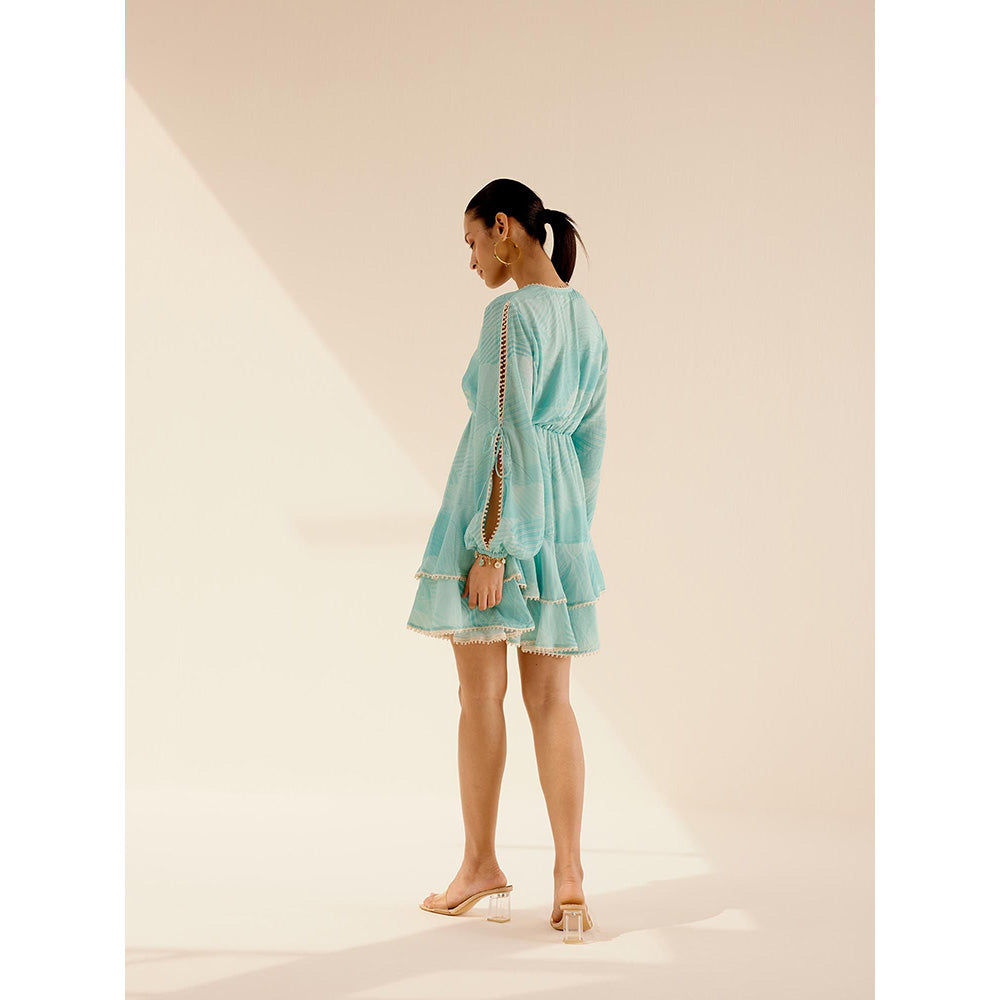 TRISARA Blue Paradise Dress