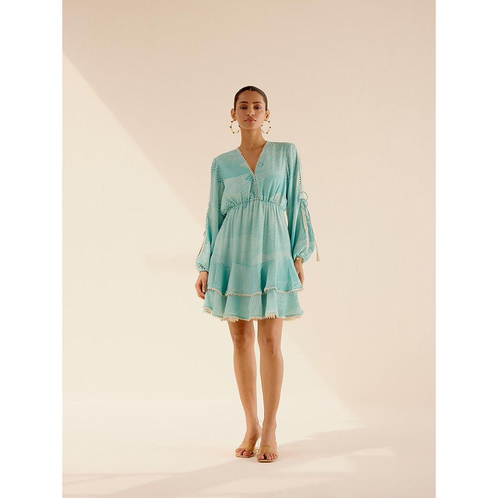 TRISARA Blue Paradise Dress