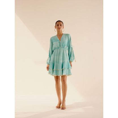 TRISARA Blue Paradise Dress