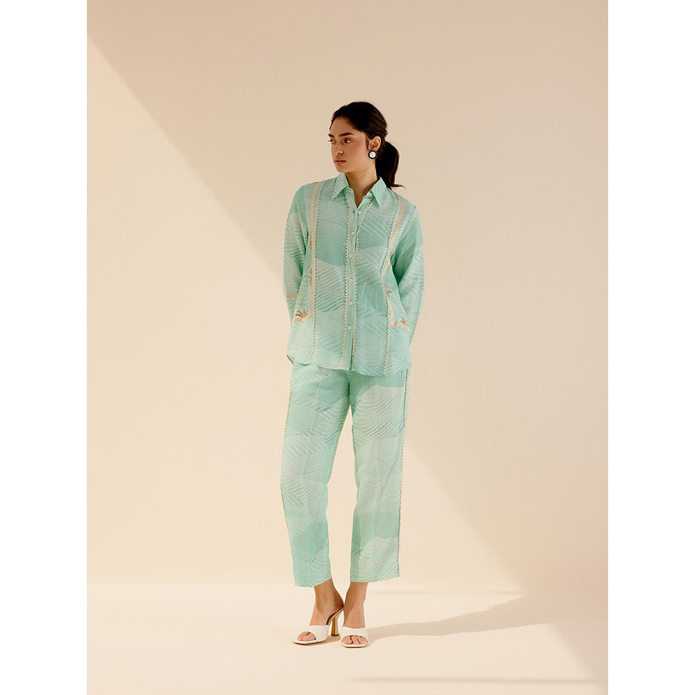 TRISARA Green Paradise Co-Ord (Set of 2)