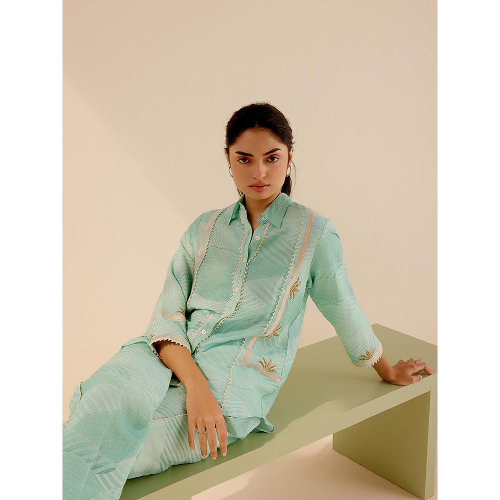 TRISARA Green Paradise Co-Ord (Set of 2)