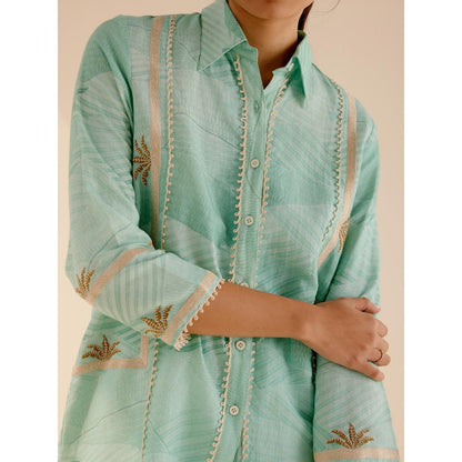 TRISARA Green Paradise Co-Ord (Set of 2)