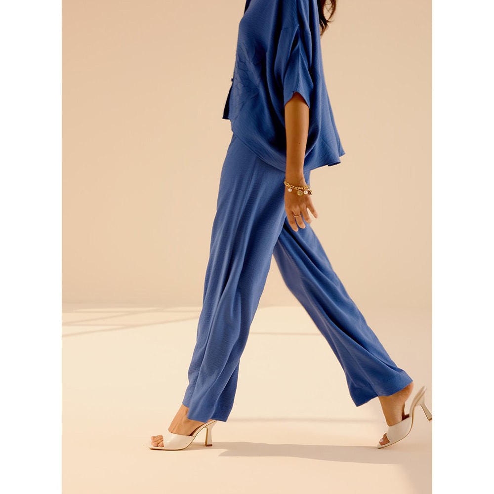 TRISARA Blue Wild Rose Co-Ord (Set of 2)