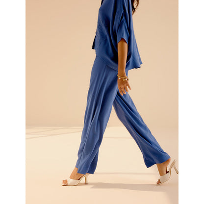 TRISARA Blue Wild Rose Co-Ord (Set of 2)