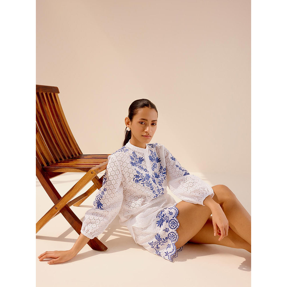 TRISARA Meadow Embroidered Top and Shorts (Set of 2)