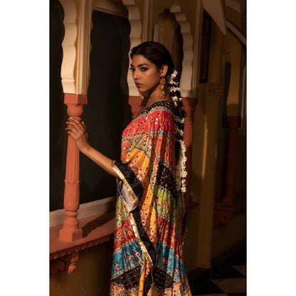 Tussya by Shreya Anika Multi-Color Kaftan Dress