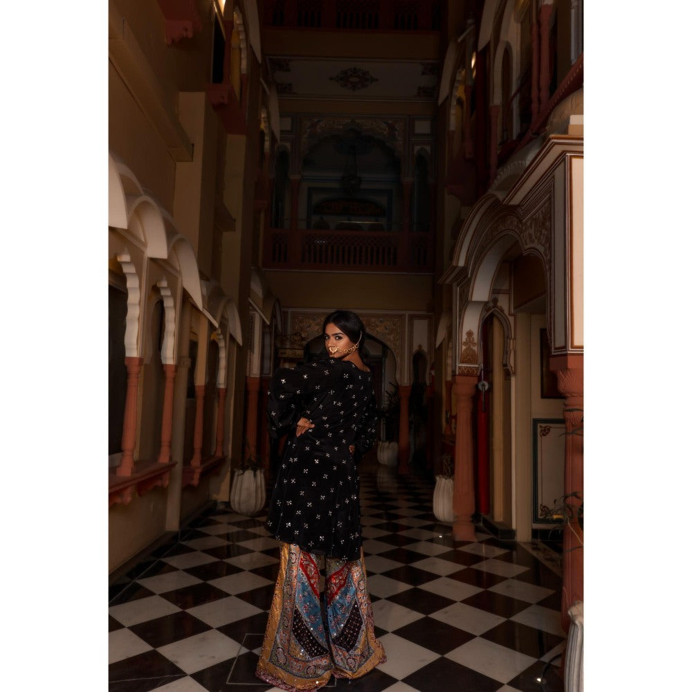 Tussya by Shreya Aadya Multi-Color Kurta with Palazzo (Set of 2)