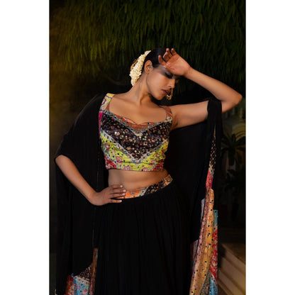 Tussya by Shreya Chitra Multi-Color Blouse