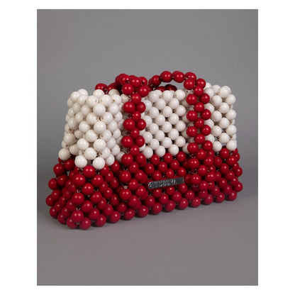 Tussya by Shreya by Shreya Cherry Ivory - Crystal Handbag