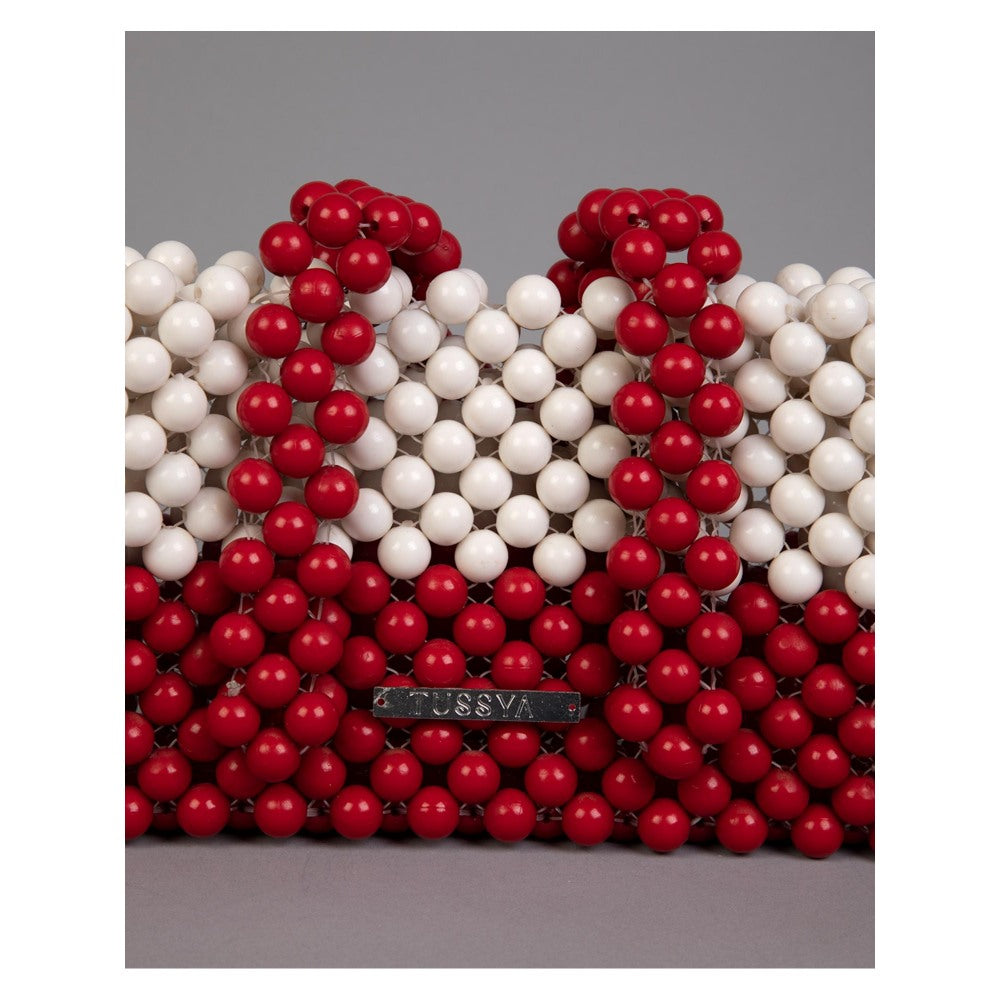 Tussya by Shreya by Shreya Cherry Ivory - Crystal Handbag