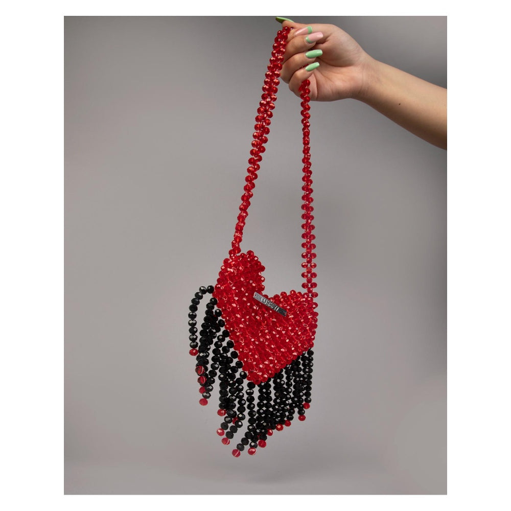 Tussya by Shreya by Shreya Cardinal Crimson - Crystal Sling Bag