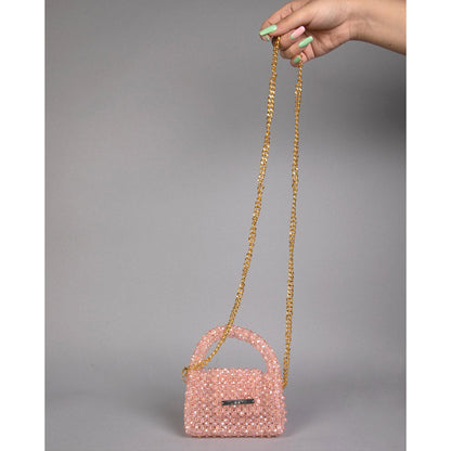 Tussya by Shreya by Shreya Glint Mini - Crystal Sling Bag