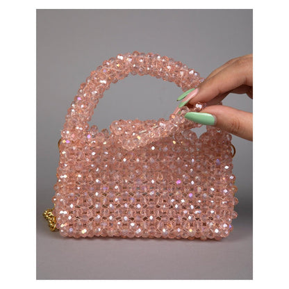 Tussya by Shreya by Shreya Glint Mini - Crystal Sling Bag
