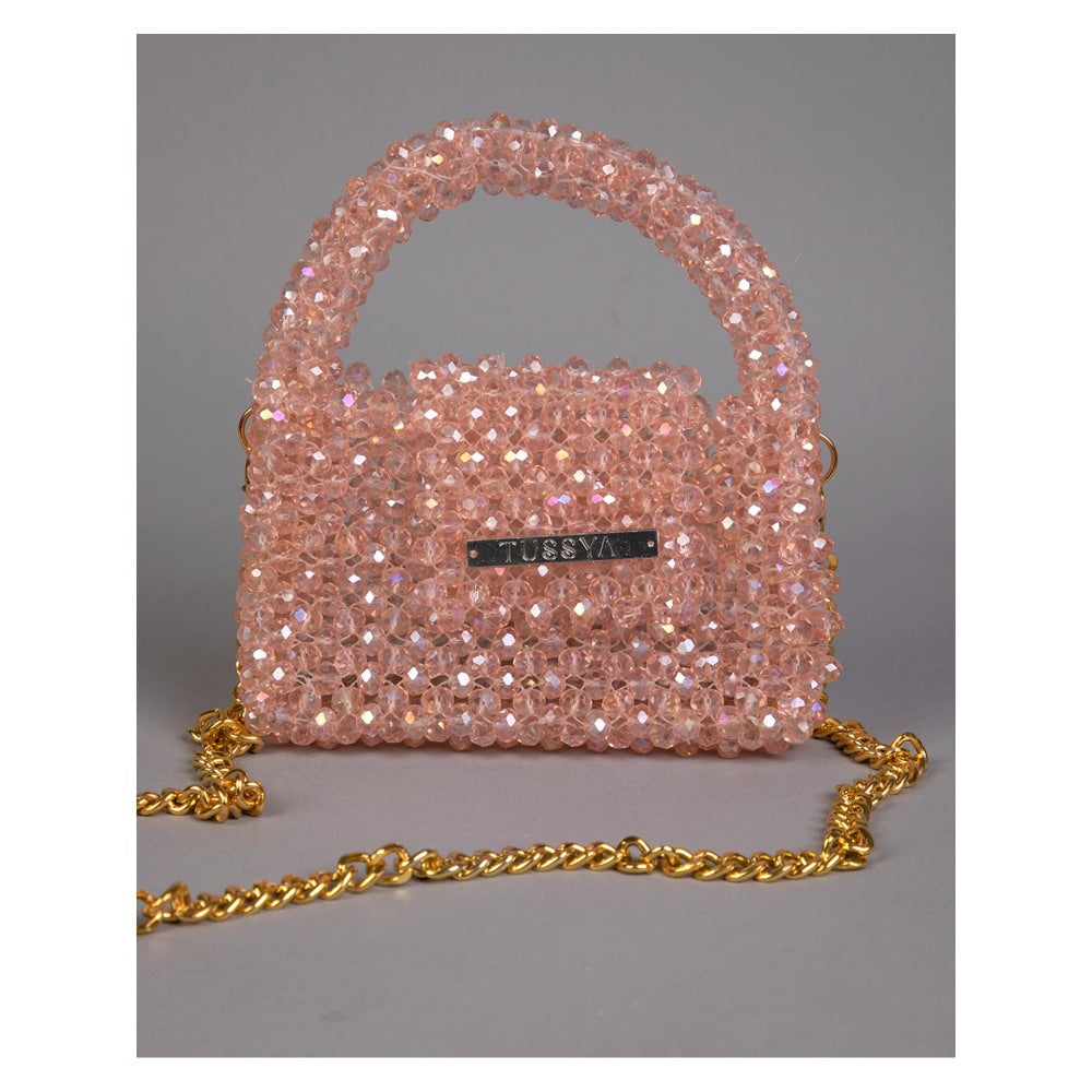 Tussya by Shreya by Shreya Glint Mini - Crystal Sling Bag