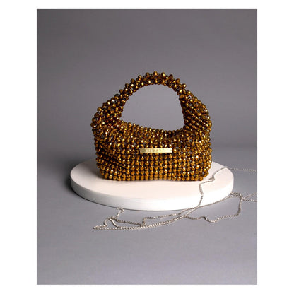 Tussya by Shreya by Shreya Gossamer - Crystal Handbag