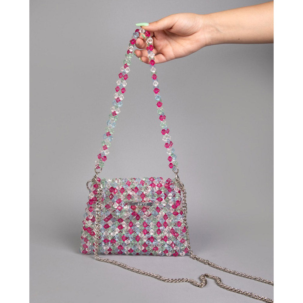 Tussya by Shreya by Shreya Eclat - Crystal Sling Bag