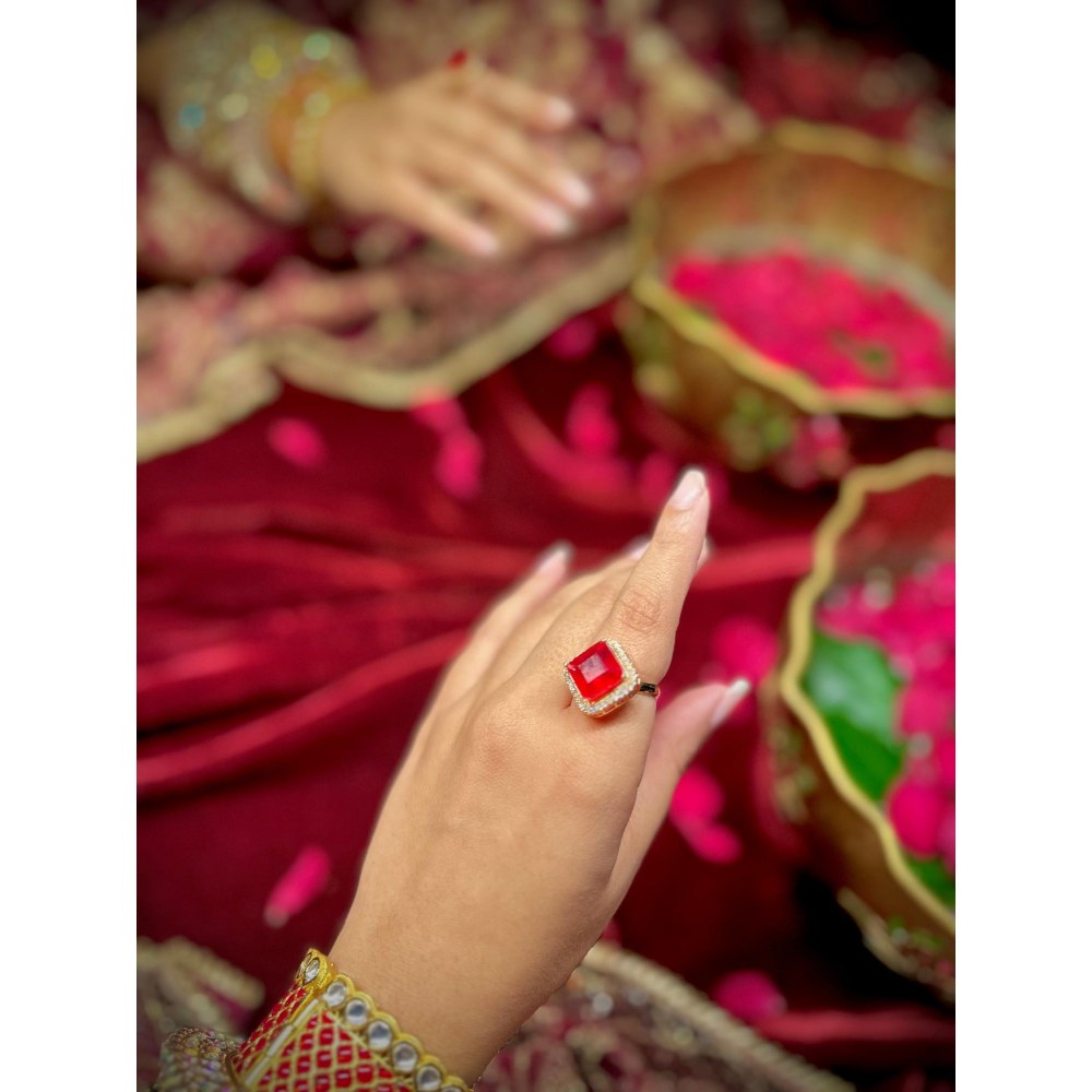 Tussya by Shreya Amara - Crimson