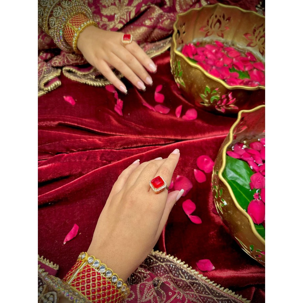 Tussya by Shreya Amara - Crimson
