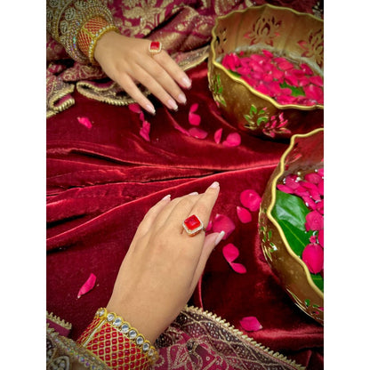 Tussya by Shreya Amara - Crimson