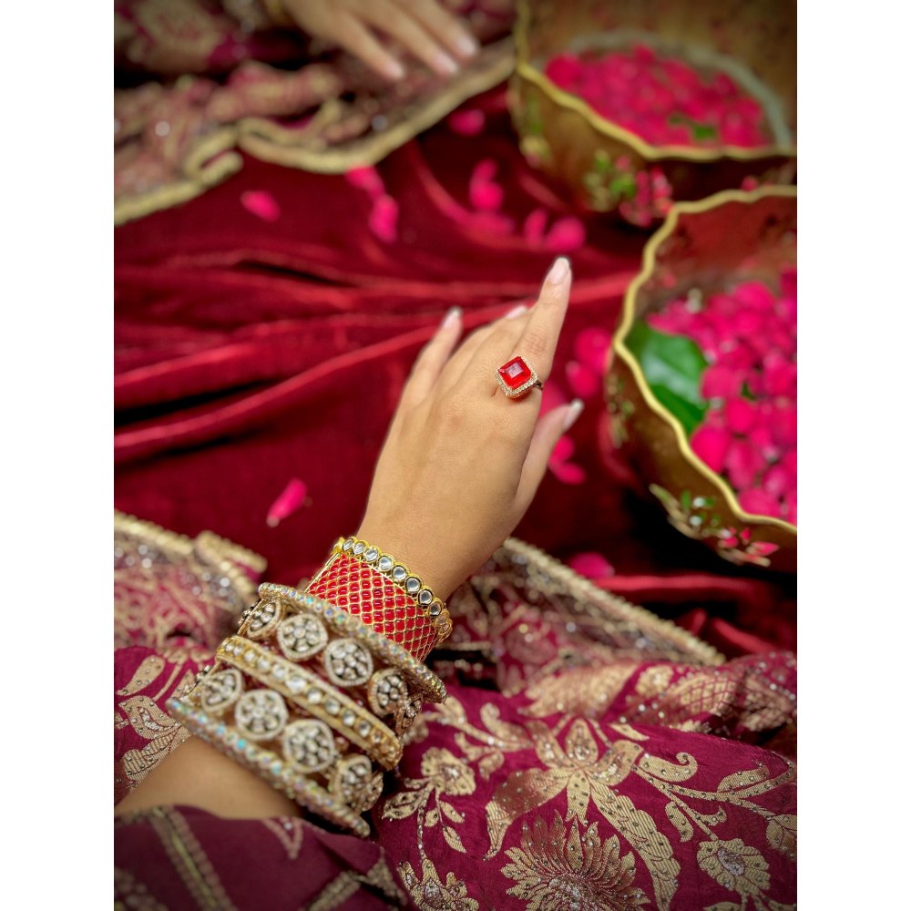 Tussya by Shreya Amara - Crimson