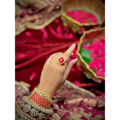 Tussya by Shreya Amara - Crimson
