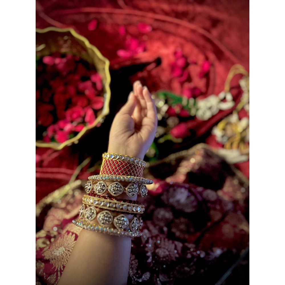 Tussya by Shreya Bridal Bangle Stack