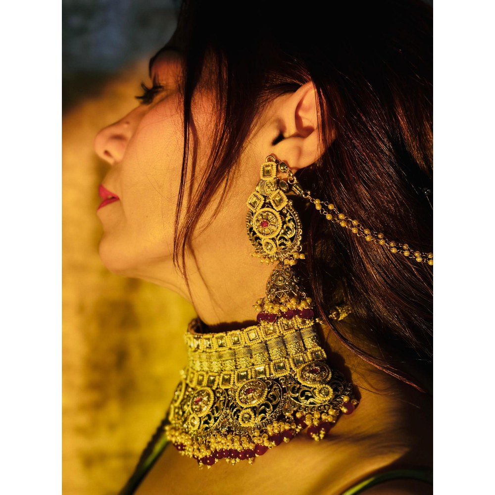 Tussya by Shreya Noor Ruby Bridal Set