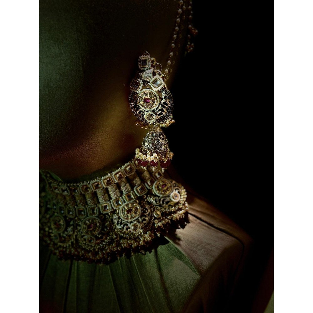 Tussya by Shreya Noor Ruby Bridal Set