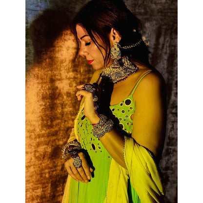 Tussya by Shreya Noor Ruby Bridal Set